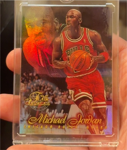 1996 Fleer Flair Showcase #1 Michael Jordan — front