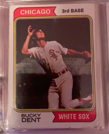 1974 Topps #582 Bucky Dent — front