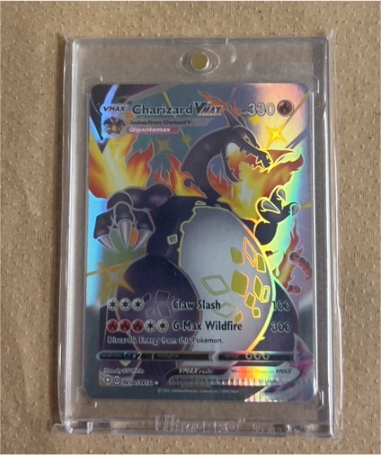 2021 Pokémon TCG Shining Fates SV107/SV122 Charizard VMAX — front