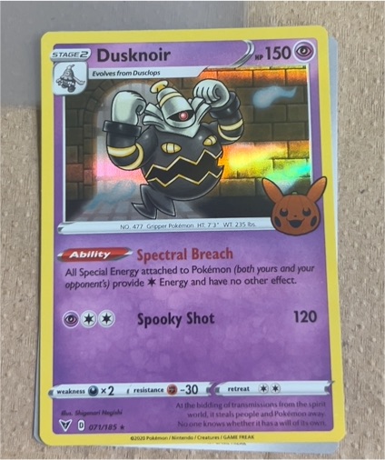 2023 Pokémon Trick or Trade #71 Dusknoir — front