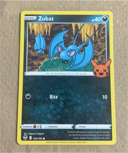 2023 Pokémon Trick or Trade #103 Zubat — front
