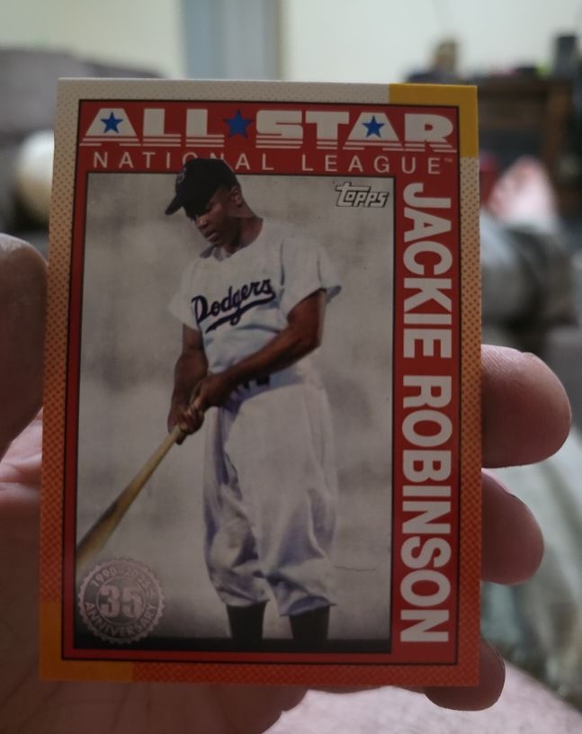 1990 Topps All-Star #90AS-24 Jackie Robinson — front