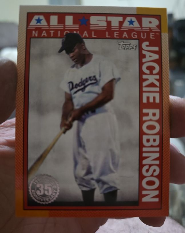 2025 Topps Series 2 #90AS-24 Jackie Robinson 1990 Topps 35th Anniversary All-Stars — front