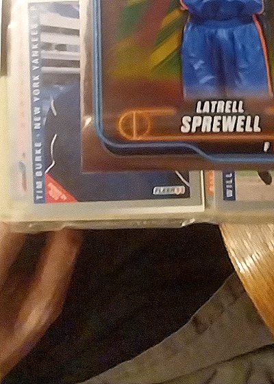 1993 Fleer #7 Latrell Sprewell — front