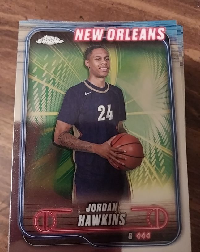 2024-25 Topps Chrome #200 Jordan Hawkins — front