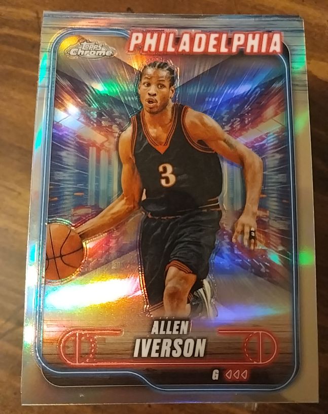 2024-25 Topps Chrome #94 Allen Iverson — front