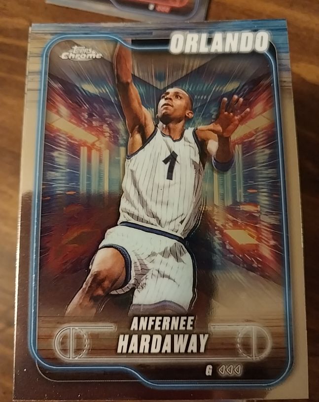 2024-25 Topps Chrome #68 Anfernee Hardaway Orlando Magic — front