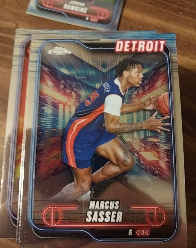 2024-25 Topps Chrome #49 Marcus Sasser — front