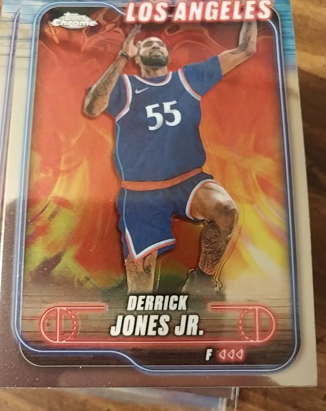 2024-25 Topps Chrome #177 Derrick Jones Jr. — front