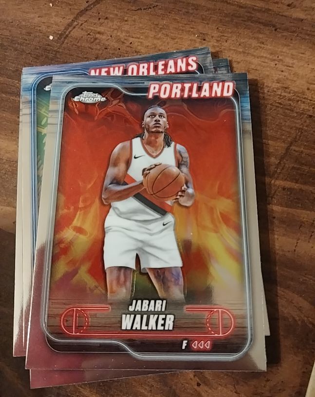 2024-25 Topps Chrome #67 Jabari Walker — front