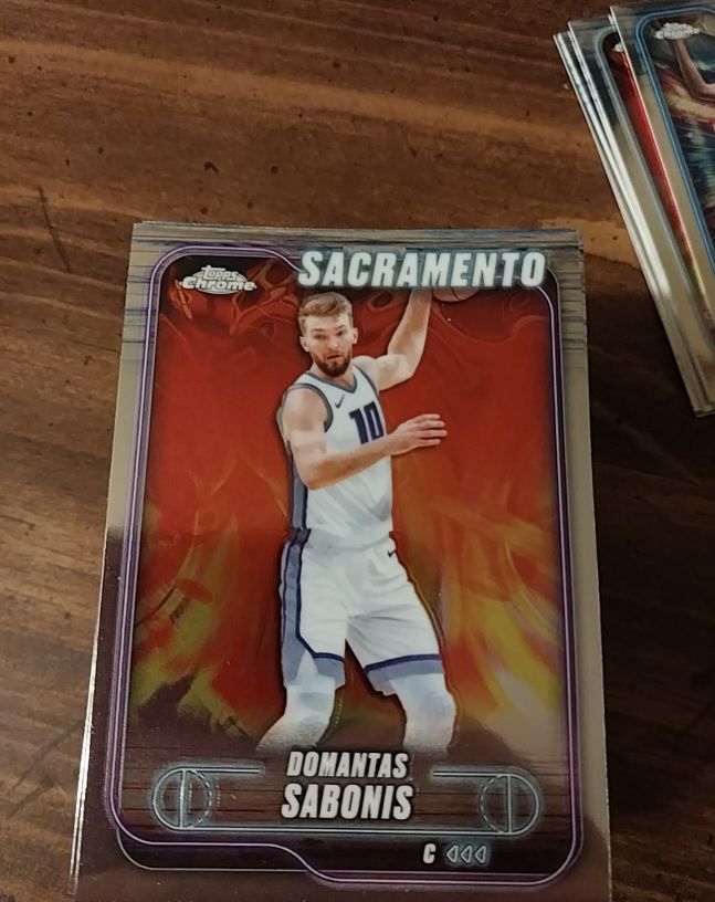 2024-25 Topps Chrome #153 Domantas Sabonis — front