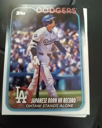 2024 Topps Update #US123 Shohei Ohtani — front