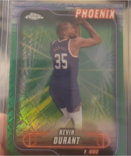 2024-25 Topps Chrome #101 Kevin Durant Phoenix Suns — front