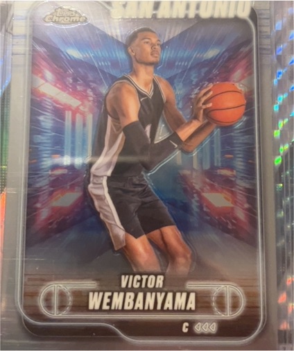 2024-25 Topps Chrome #193 Victor Wembanyama — front