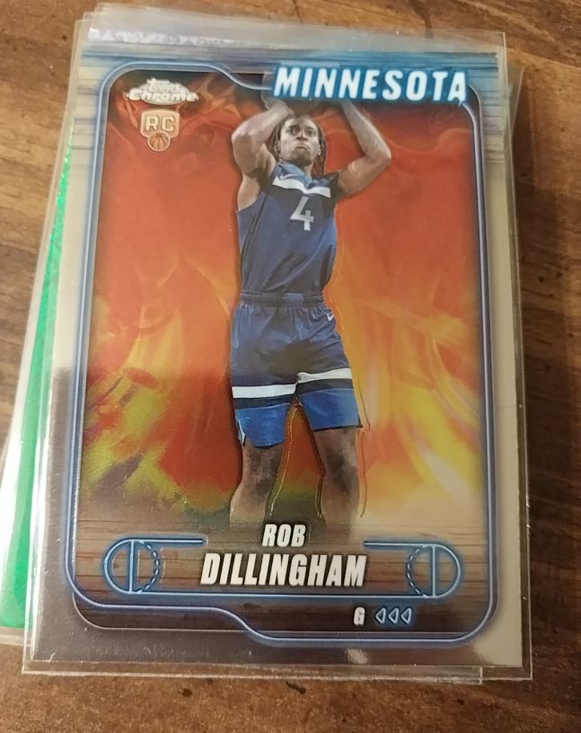 2024-25 Topps Chrome #165 Rob Dillingham — front