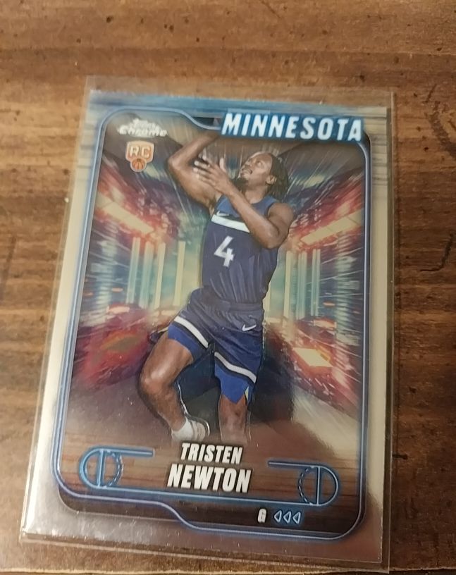 2024-25 Topps Chrome #108 Tristen Newton — front