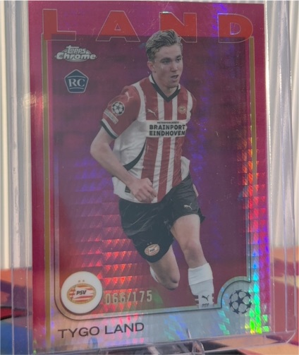 2024-25 Topps Chrome UEFA Club Competitions #120 Tygo Land — front
