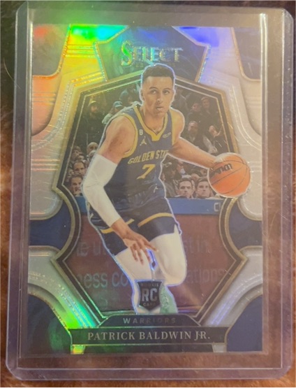 2022-23 Panini Select #193 Patrick Baldwin Jr. RC Warriors — front