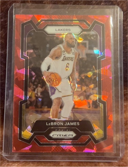 2023-24 Panini Prizm #63 LeBron James — front