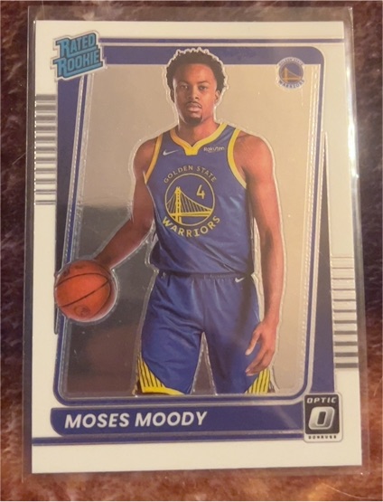 2021-22 Panini Donruss Optic #184 Moses Moody — front