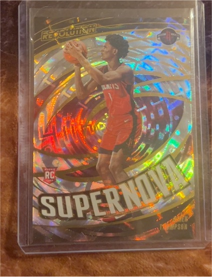 2023-24 Panini Revolution #7 Amen Thompson Supernova — front