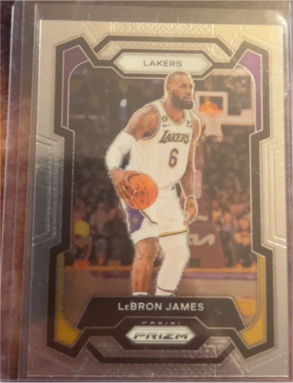 2023-24 Panini Prizm #63 LeBron James — front