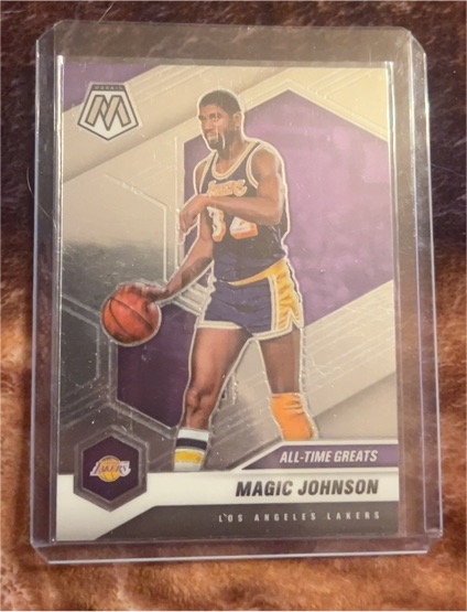2020-21 Panini Mosaic #288 Magic Johnson — front