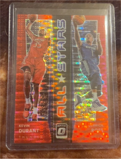 2021-22 Donruss Optic #20 All-Stars Kevin Durant / Derrick Rose — front