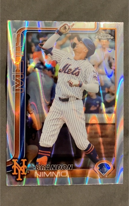 2025 Topps Chrome #280 Brandon Nimmo — front