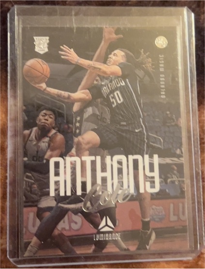 2020-21 Panini Chronicles Luminance #137 Cole Anthony — front