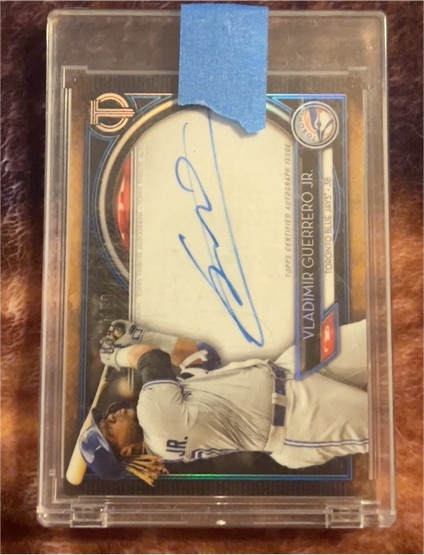 2020 Topps Tribute #TA-VGJ Vladimir Guerrero Jr. — front