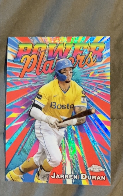2025 Topps Chrome Power Players #PP-2 Jarren Duran — front
