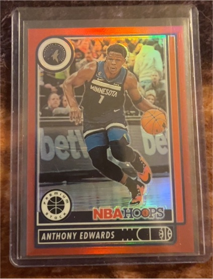 2022-23 Panini Chronicles Hoops #587 Anthony Edwards — front