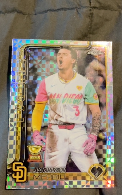 2025 Topps Chrome #61 Jackson Merrill — front