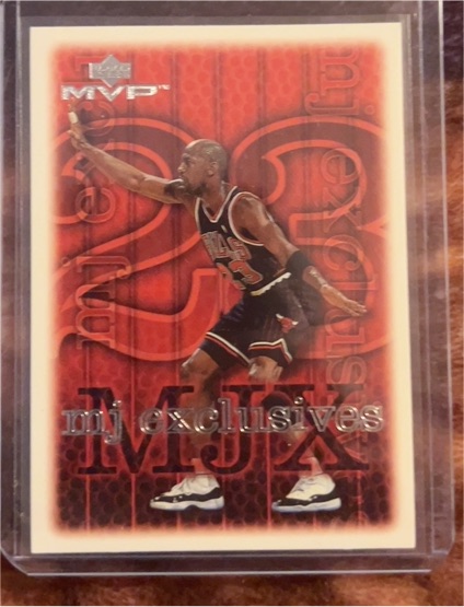 1999 Upper Deck MVP #186 Michael Jordan MJ Exclusives — front