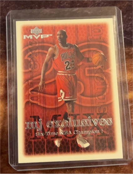 1999-00 Upper Deck MVP MJ Exclusives #208 Michael Jordan — front