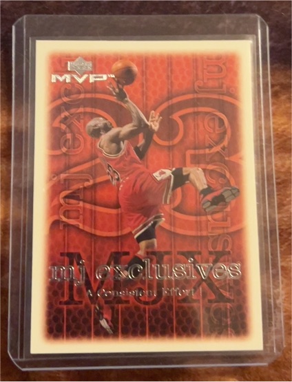 1999-00 Upper Deck MVP MJ Exclusives #197 Michael Jordan — front