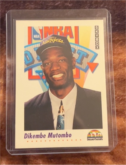 1991-92 Skybox #516 Dikembe Mutombo — front