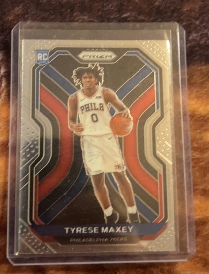 2020-21 Panini Prizm #256 Tyrese Maxey — front