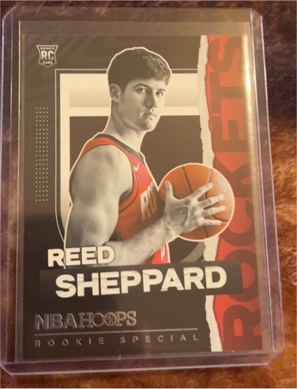 2024-25 Panini NBA Hoops #1 Reed Sheppard Rookie Special — front