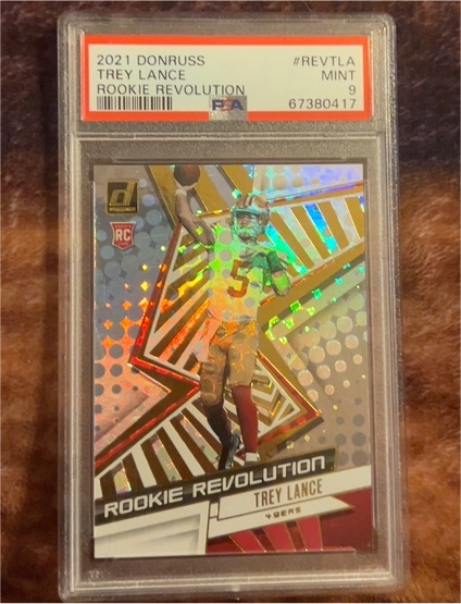 2021 Donruss Rookie Revolution #REV-TLA Trey Lance — front