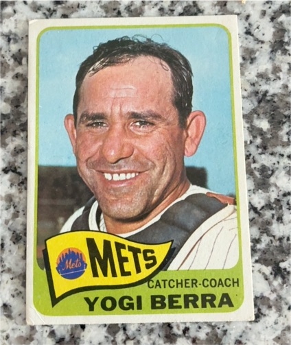 1965 Topps #470 Yogi Berra — front