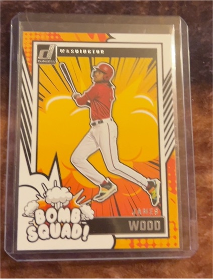 2024 Panini Donruss #16 James Wood Bomb Squad — front