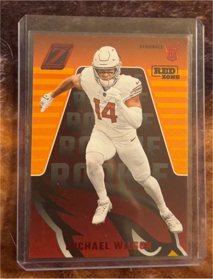2023 Panini Zenith #170 Michael Wilson Red Zone — front