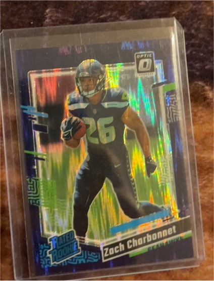2023 Donruss Optic #294 Zach Charbonnet — front