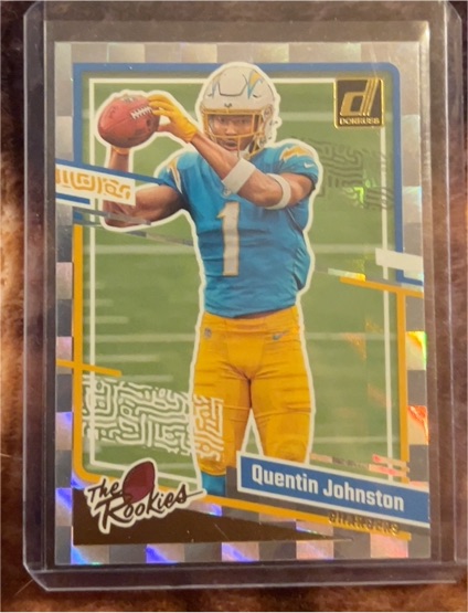 2023 Donruss The Rookies #8 Quentin Johnston — front