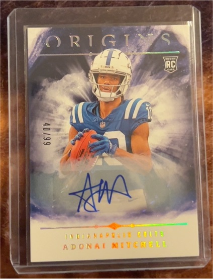 2024 Panini Origins #108 Adonai Mitchell — front