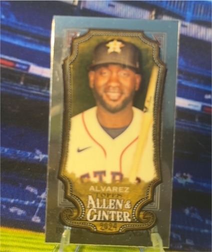 2024 Topps Allen & Ginter Chrome Mini #83 Yordan Alvarez — front
