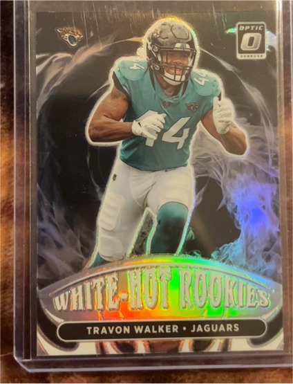 2022 Donruss Optic #WHR-9 Travon Walker White Hot Rookies — front