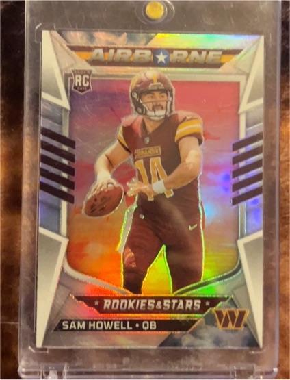 2022 Panini Rookies & Stars #AI-21 Sam Howell Airborne Rookie — front